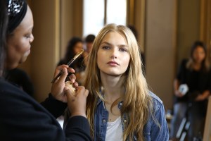 Backstage at Stella McCartney Spring 2016