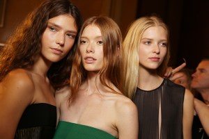 Backstage at Stella McCartney Spring 2016