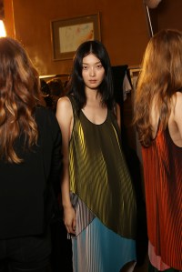 Backstage at Stella McCartney Spring 2016