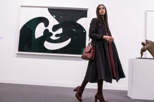 Street style On the grounds of Frieze London.
