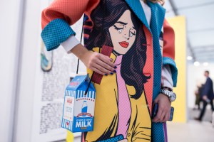 Street style On the grounds of Frieze London.