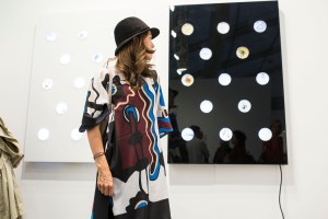 Street style On the grounds of Frieze London.