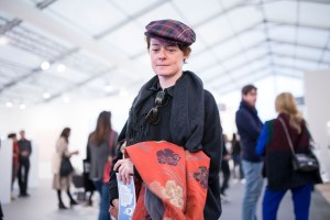 Street style On the grounds of Frieze London.
