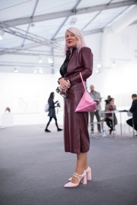 Street style On the grounds of Frieze London.