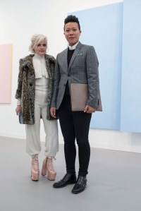 Street style On the grounds of Frieze London.
