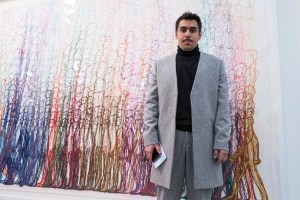 Street style On the grounds of Frieze London.
