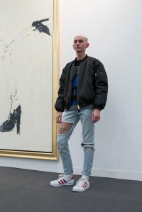 Street style On the grounds of Frieze London.