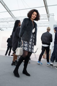 Street style On the grounds of Frieze London.