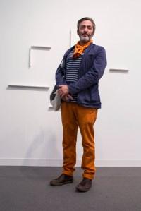 Street style On the grounds of Frieze London.