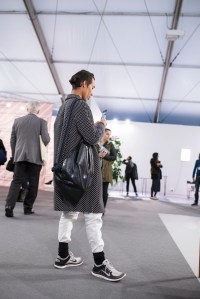 Street style On the grounds of Frieze London.