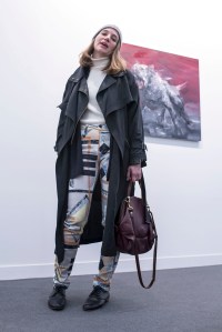Street style On the grounds of Frieze London.