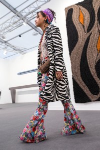 Street style On the grounds of Frieze London.