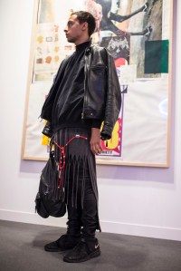 Street style On the grounds of Frieze London.