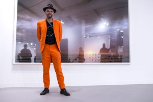 Street style On the grounds of Frieze London.