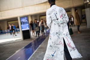 Seoul Fashion Week street style.