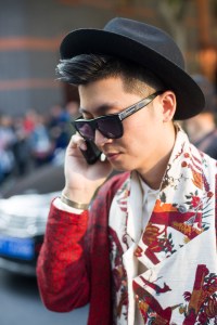 Shanghai Fashion Week street style.