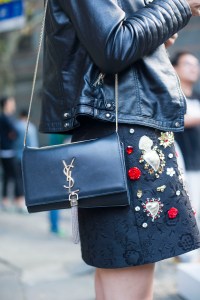 Shanghai Fashion Week street style.