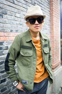 Shanghai Fashion Week street style.