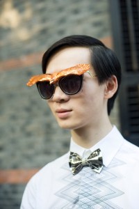 Shanghai Fashion Week street style.