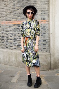 Shanghai Fashion Week street style.