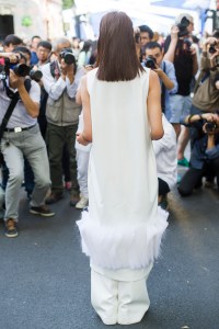 Shanghai Fashion Week street style.