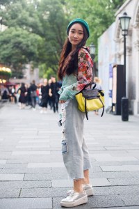 Shanghai Fashion Week street style.