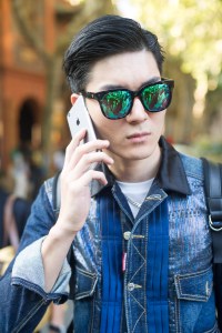 Shanghai Fashion Week street style.