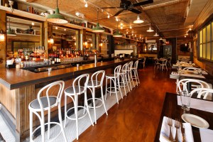 Inside The Pomeroy restaurant.