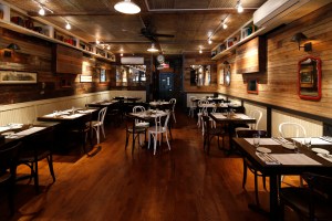 Inside The Pomeroy restaurant.