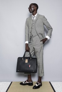 A Thom Browne x Woolmark look.