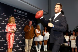Tom Brady at Tag Heuer event.