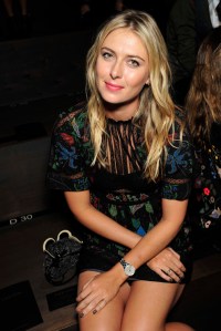 Maria Sharapova front row Valentino spring 2016