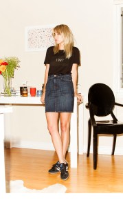 Always Judging blogger Courtney Trop wearing designs from her capsule collaboration with Velvet by Graham & Spencer.