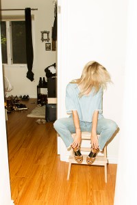 Always Judging blogger Courtney Trop wearing designs from her capsule collaboration with Velvet by Graham & Spencer.