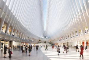 A rendering of the interior of Westfield World Trade Center.