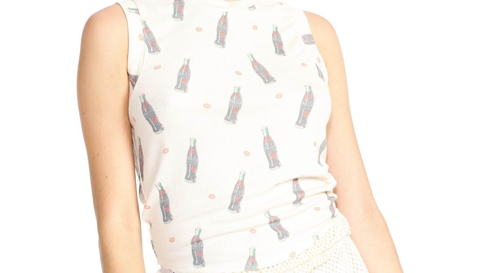 A look from the Wildfox capsule collection with Coca-Cola.