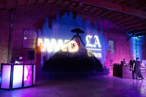 The scene at WWD’s party with The Los Angeles Times.