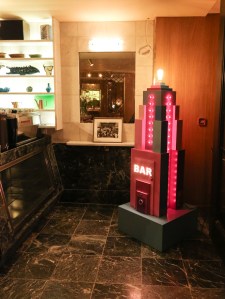 The reception area at Le Grand Amour