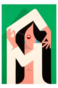 Leonhard Hurzlmeier Archival offset lithograph Zahnarztin (2013- 2014) 24 x 30 inches