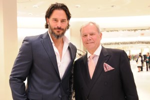 Joe Manganiello and Tom Brokaw at Destination Fashion, 2012.