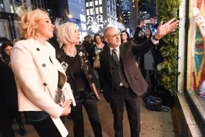 Nadja Swarovski, Linda Fargo and David Hoey.
