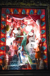 A holiday window display at Bergdorf Goodman.