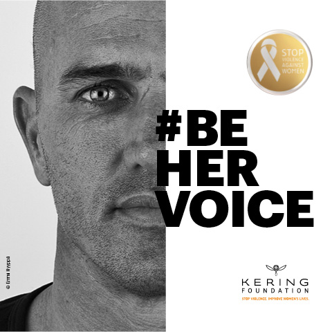 Kelly Slater #BeHerVoice campaign
