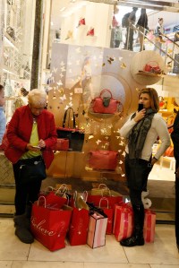Black Friday shoppers in New York City