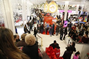 Black Friday shoppers in New York City