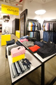 Inside the Bloomingdale's Outlet in the Upper West Side.
