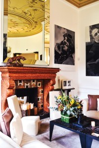 Inside the Villa Mozart.