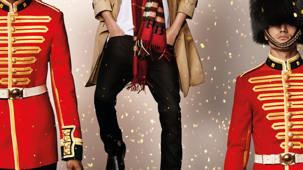 Romeo Beckham featured in Burberry's Festive Campaign, shot by Mario Testino.