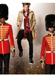 Romeo Beckham featured in Burberry's Festive Campaign, shot by Mario Testino.