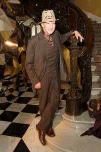 Stephen Jones Claridge's Burberry Christmas Tree Party